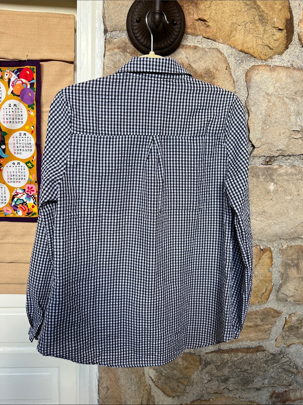 Black and White Check Shirt - Picture 2 of 7